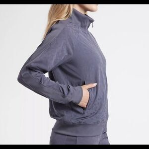 NWOT Athleta Brooklyn Textured bomber jacket size S